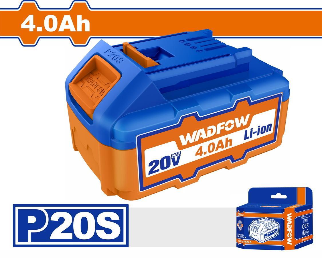 Χρησιμοπωλείο - WADFOW ΜΠΑΤΑΡΙΑ Li-ion 20V / 4Ah (WLBP540)
