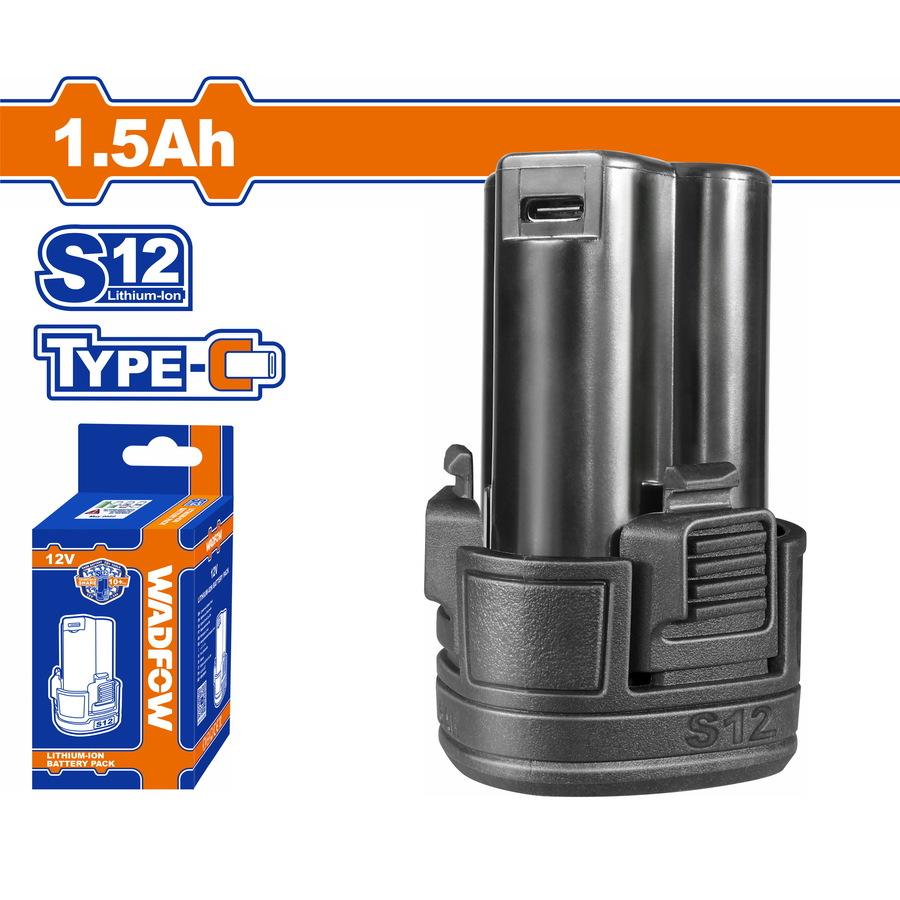 Χρησιμοπωλείο - WADFOW ΜΠΑΤΑΡΙΑ Li-ion 12V / 1.5Ah Type C (WLBS5150)