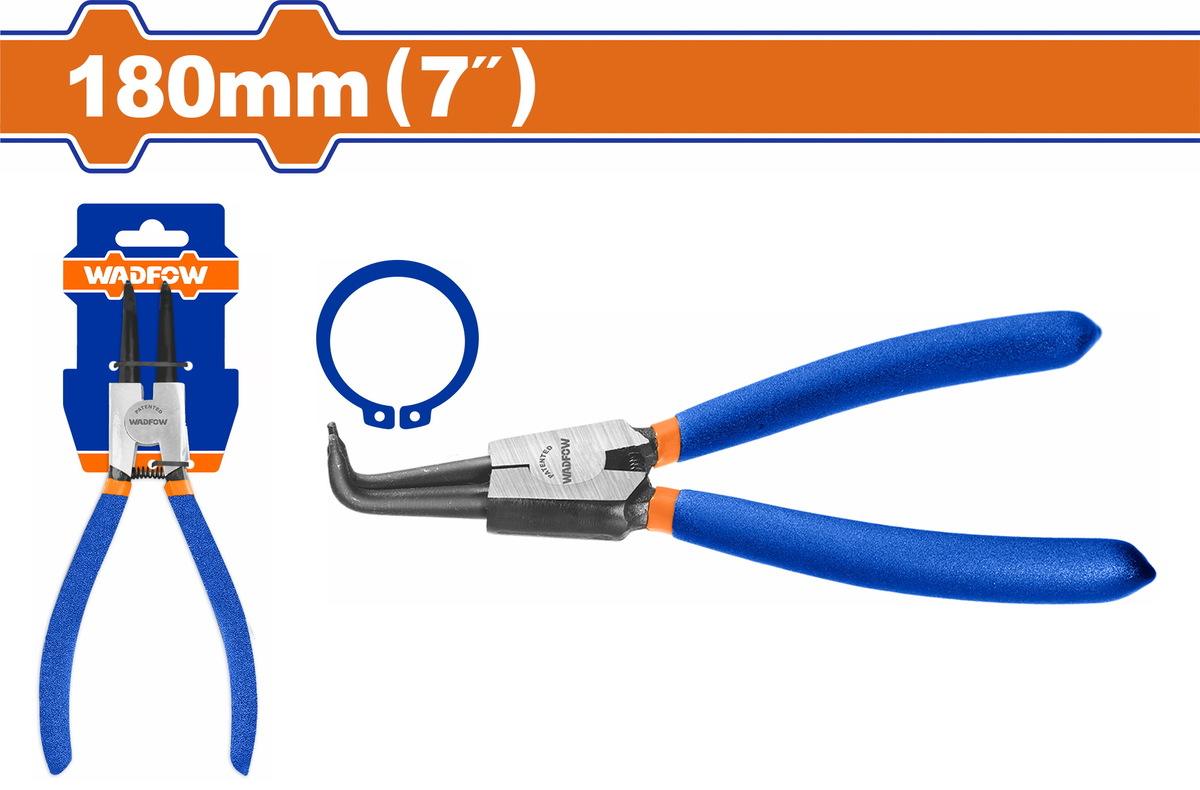 Χρησιμοπωλείο - WADFOW ΑΣΦΑΛΕΙΟΤΣΙΜΠΙΔΟ ΚΥΡΤΟ ΜΕ ΕΛΑΤΗΡΙΟ 180mm ΦΩΛΙΑΣ (WPL9C72)