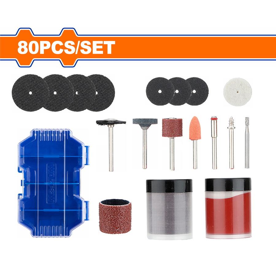 Χρησιμοπωλείο - WADFOW ΣΕΤ ΕΞΑΡΤΗΜΑΤΩΝ ΠΟΛΥΕΡΓΑΛΕΙΟΥ 80ΤΕΜ (WRR7080)