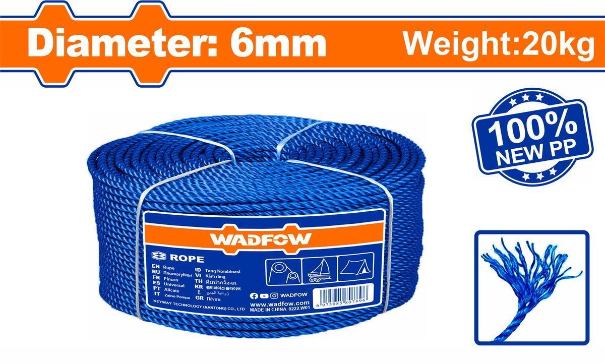 Χρησιμοπωλείο - WADFOW ΣΧΟΙΝΙ ΡΡ 6mm / 1.300m / 20Kg (WRZ2306)