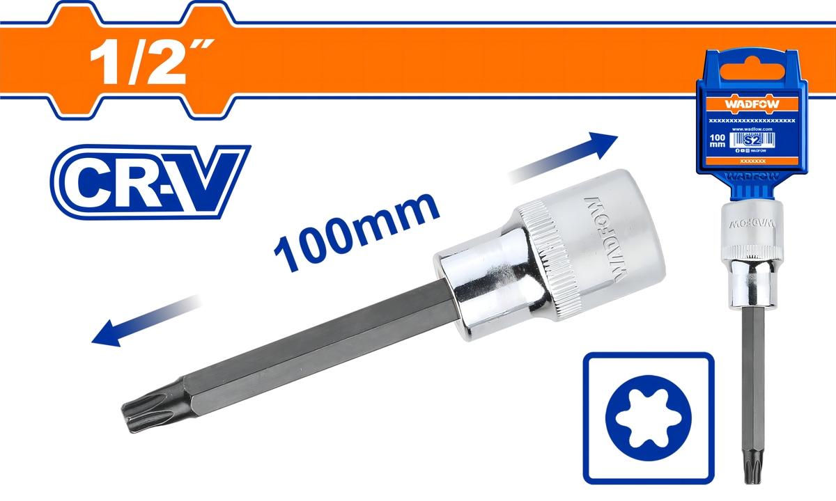 Χρησιμοπωλείο - WADFOW ΚΑΡΥΔΑΚΙ TORX 1/2" T27Χ100mm (WSC5213)