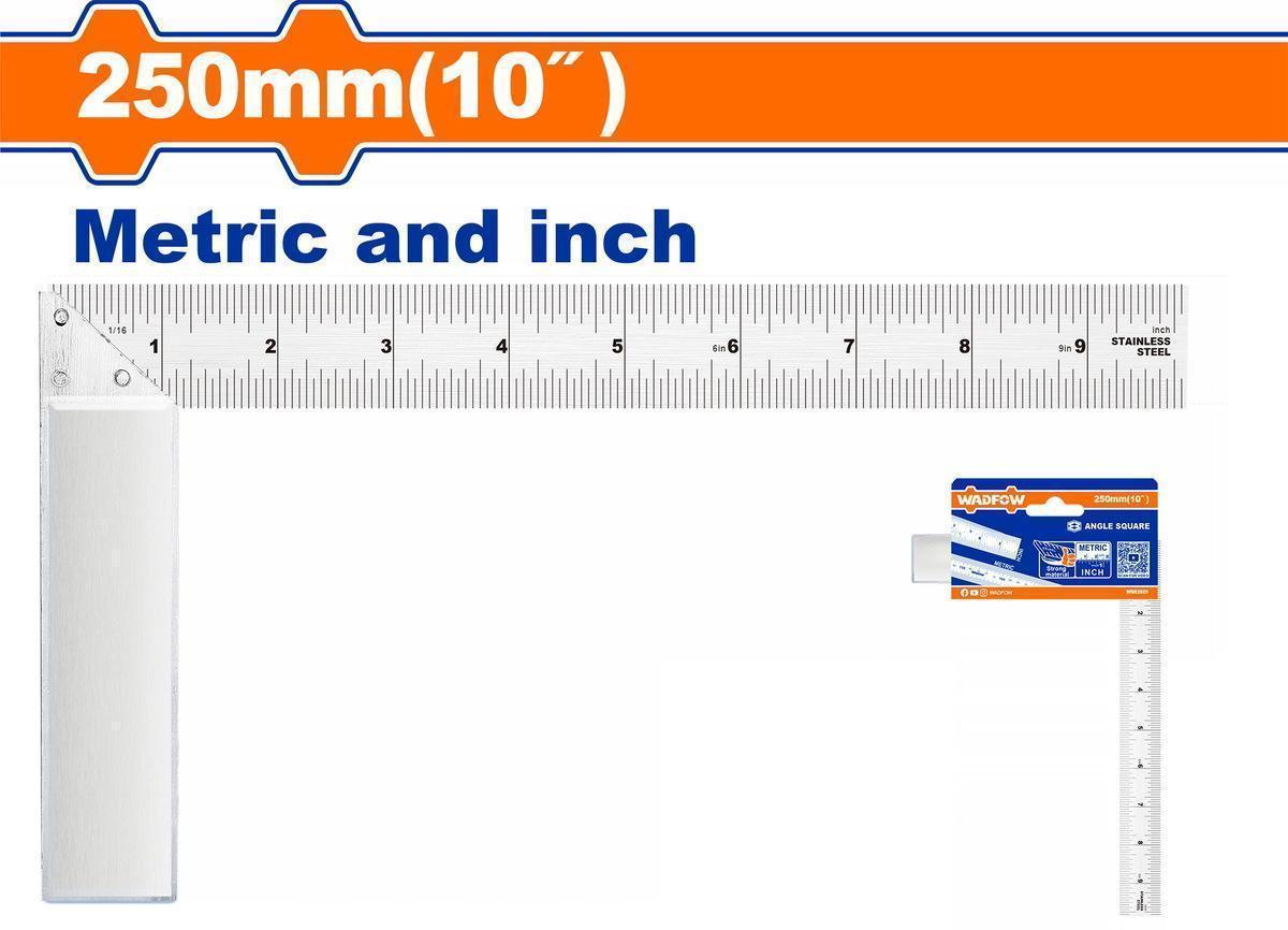 Χρησιμοπωλείο - WADFOW ΓΩΝΙΑ ΓΩΝΙΑΣΜΑΤΟΣ ΑΛΟΥΜ. 250mm (WSR2925)