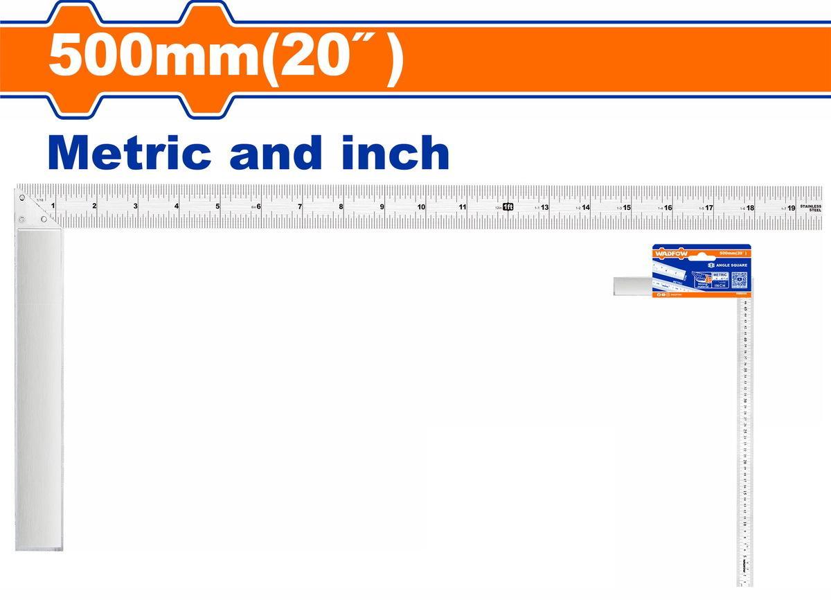Χρησιμοπωλείο - WADFOW ΓΩΝΙΑ ΓΩΝΙΑΣΜΑΤΟΣ ΑΛΟΥΜ. 500mm (WSR2950)