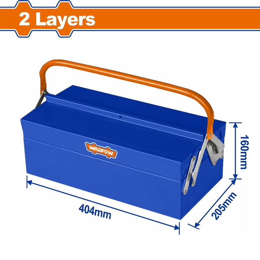 Χρησιμοπωλείο - WADFOW ΕΡΓΑΛΕΙΟΘΗΚΗ ΜΕΤΑΛΛΙΚΗ 2 ΔΙΑΜΕΡΙΣΜΑΤΩΝ (WTB8A33)