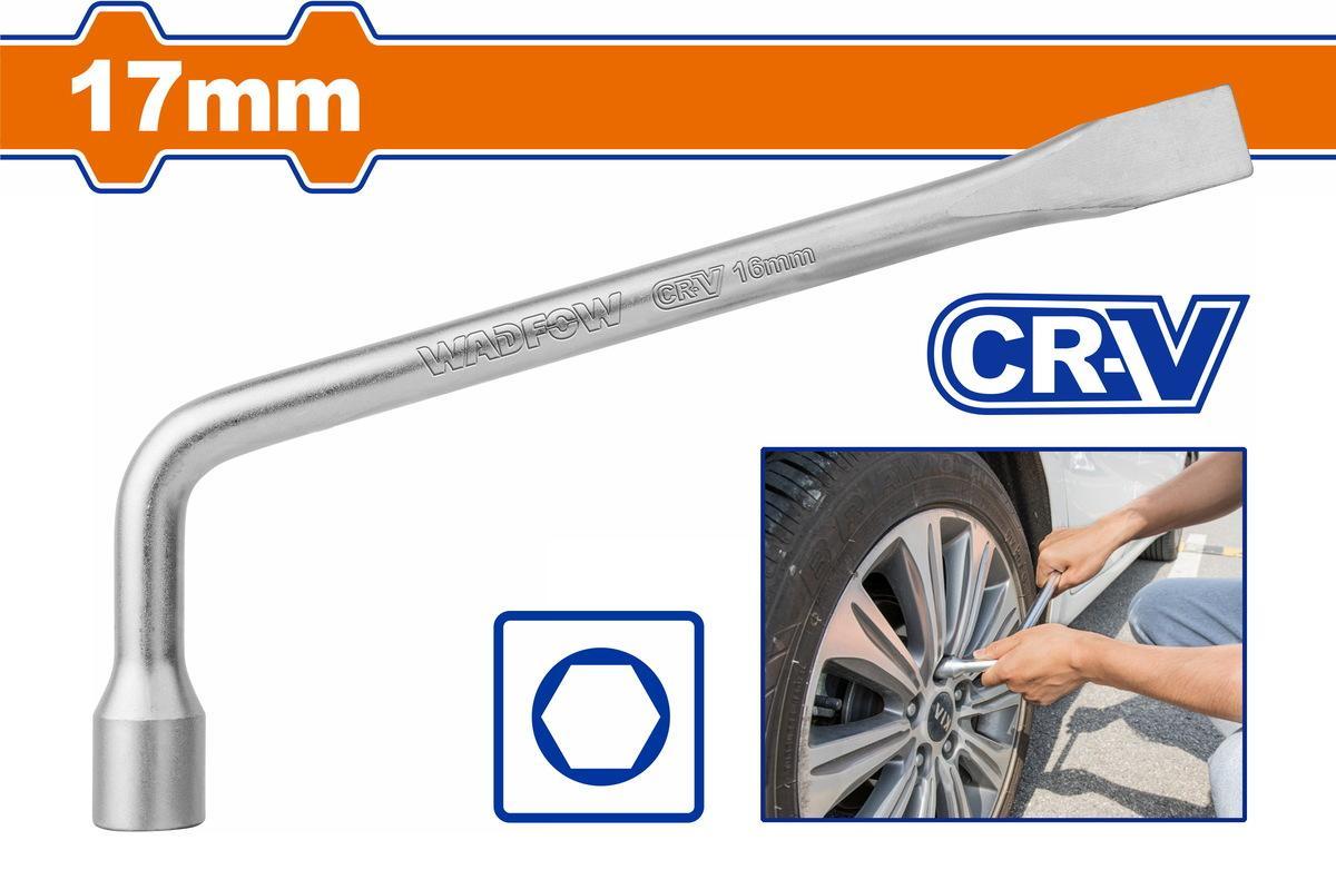 Χρησιμοπωλείο - WADFOW ΤΡΟΧΟΚΛΕΙΔΟ ΓΩΝΙΑΚΟ 17mm (WTH6317)