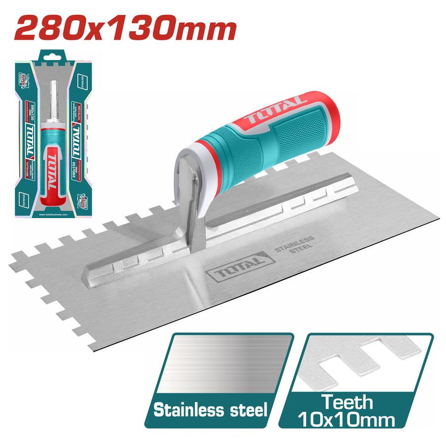 TOTAL ΕΠΑΓΓ. ΣΠΑΤΟΥΛΑ ΠΛΑΚΑΔΩΝ ΜΕ ΔΟΝΤΙ 280 X 130mm (THTT81286)