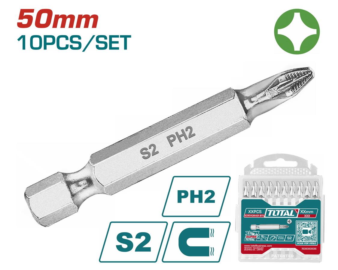 TOTAL ΜΥΤΕΣ ΣΤΑΥΡΟΥ ΜΑΓΝΗΤΙΚΕΣ ΡΗ2 50mm 10ΤΕΜ (TAC16PH223)