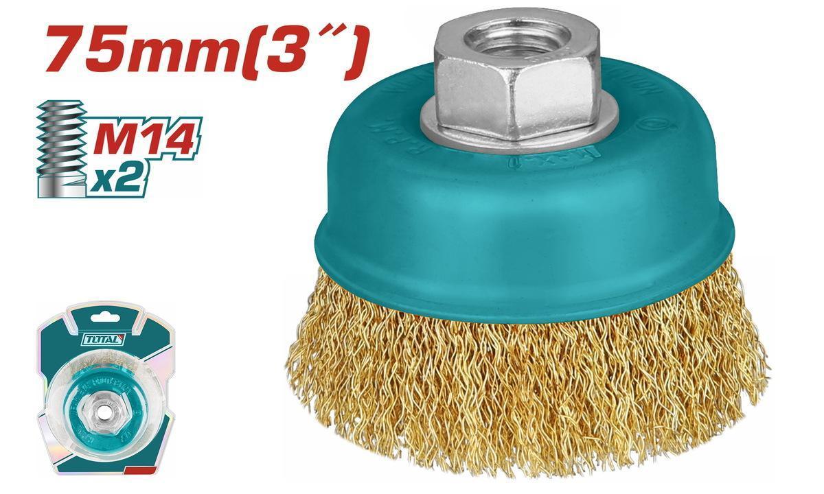 TOTAL ΣΥΡΜΑΤΟΒΟΥΡΤΣΑ ΓΩΝΙΑΚΟΥ ΤΡΟΧΟΥ 75mm (TAC31031)