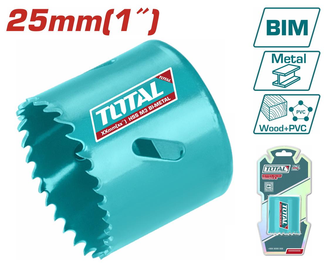 TOTAL ΠΟΤΗΡΟΤΡΥΠΑΝΟ ΜΕΤΑΛΛΟΥ 25mm (TAC410251)