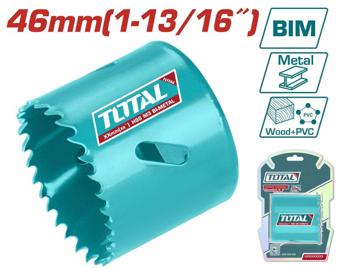 TOTAL ΠΟΤΗΡΟΤΡΥΠΑΝΟ ΜΕΤΑΛΛΟΥ 46mm (TAC410461)