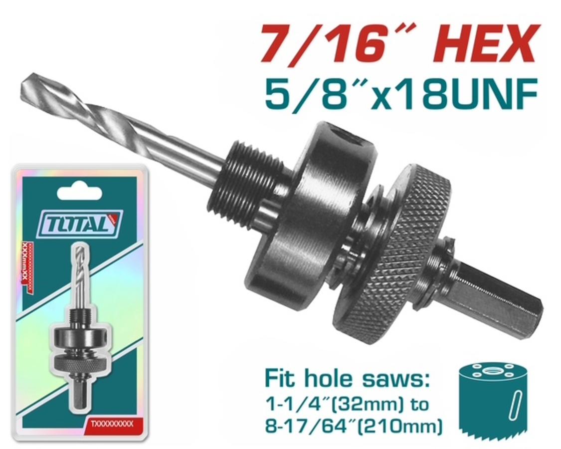 TOTAL ΟΔΗΓΟΣ ΓΙΑ ΠΟΤΗΡΟΤΡΥΠΑΝΑ ΗΕΧ 7/16" (TAC4202)