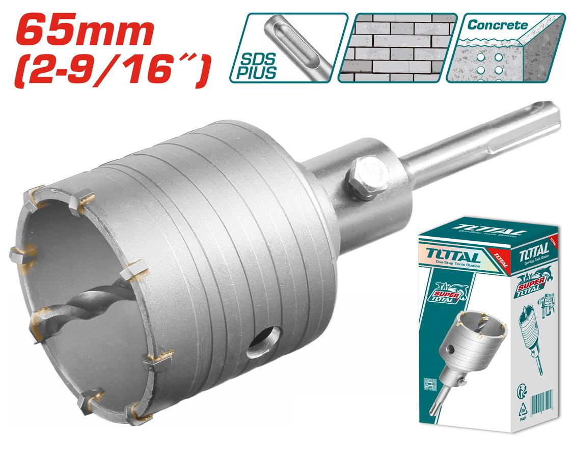 TOTAL ΔΙΑΜΑΝΤΟΚΟΡΩΝΑ ΜΠΕΤΟΥ SDS - PLUS  65mm (TAC430651)
