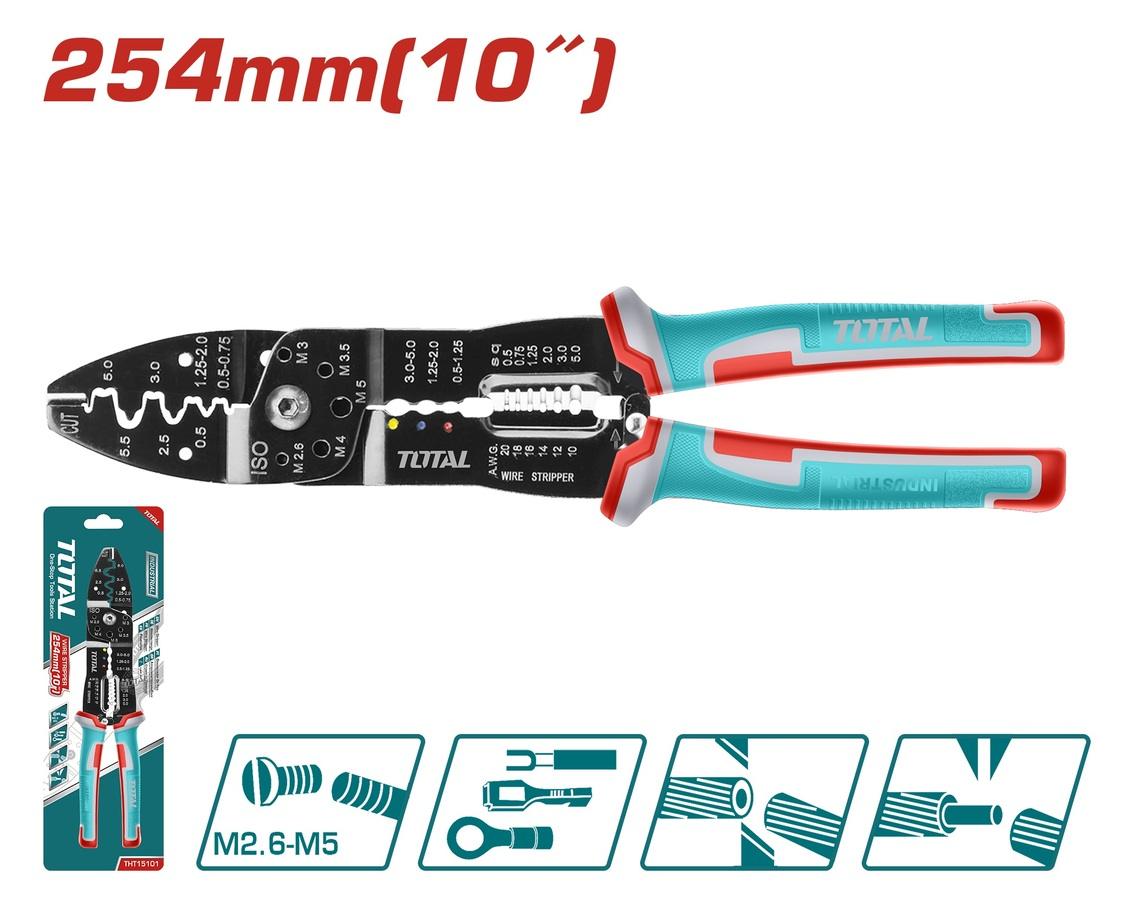 TOTAL ΕΠΑΓΓ. ΠΡΕΣΑ ΑΚΡΟΔΕΚΤΩΝ - ΑΠΟΓΥΜΝΩΤΗΣ ΚΑΛΩΔΙΩΝ 254mm (THT15101)