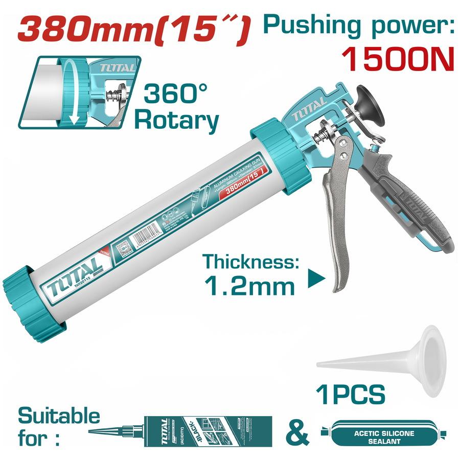 TOTAL ΠΙΣΤΟΛΙ ΑΛΟΥΜΙΝΙΟΥ ΣΙΛΙΚΟΝΗΣ ΕΠΑΓΓΕΛΜΑΤΙΚΟ 15" (THT20115)