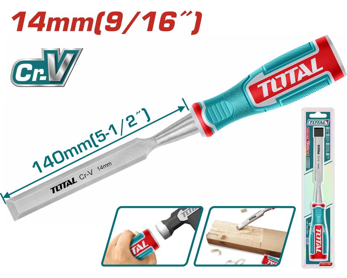 TOTAL ΕΠΑΓΓ. ΣΚΑΡΠΕΛΟ ΞΥΛΟΥ 14mm (THT41146)