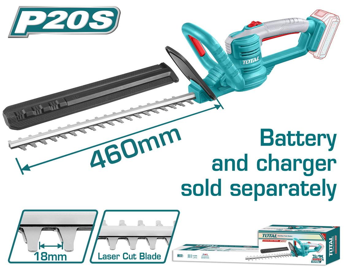 TOTAL ΕΠΑΓΓ. ΨΑΛΙΔΙ ΜΠΟΡΝΤΟΥΡΑΣ ΜΠΑΤ. Li-ion 20V / 460mm ΧΩΡΙΣ ΜΠΑΤΑΡΙΑ & ΦΟΡΤΙΣΤΗ (THTLI20018)