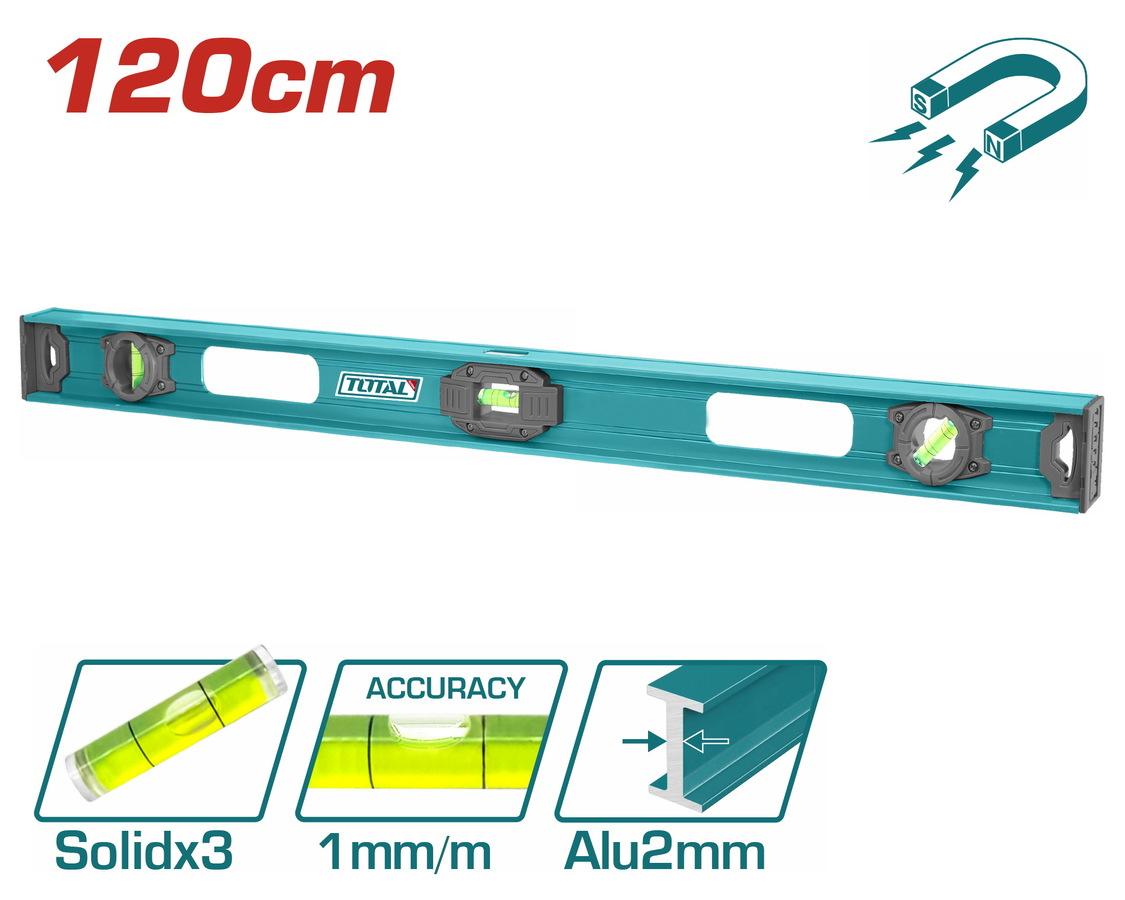 TOTAL ΑΛΦΑΔΙ ΑΛΟΥΜΙΝΙΟΥ ΜΑΓΝΗΤΙΚΟ ΝΕΟΥ ΤΥΠΟΥ 120cm (TMT212026)