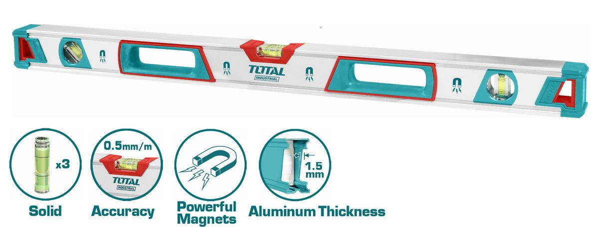 TOTAL ΑΛΦΑΔΙ ΑΛΟΥΜΙΝΙΟΥ ΜΑΓΝΗΤΙΚΟ 150cm (TMT21505M)