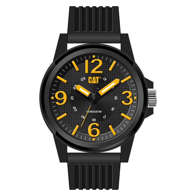 Ρολόι CATERPILLAR Groovy Black Silicone Strap