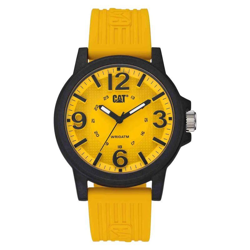 Ρολόι CATERPILLAR Groovy Yellow Silicone Strap