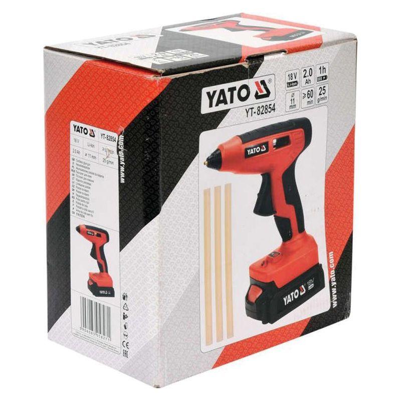 Πιστόλι θερμοκόλλας - σιλικόνης YATO 18V YT-82854 - Image 4