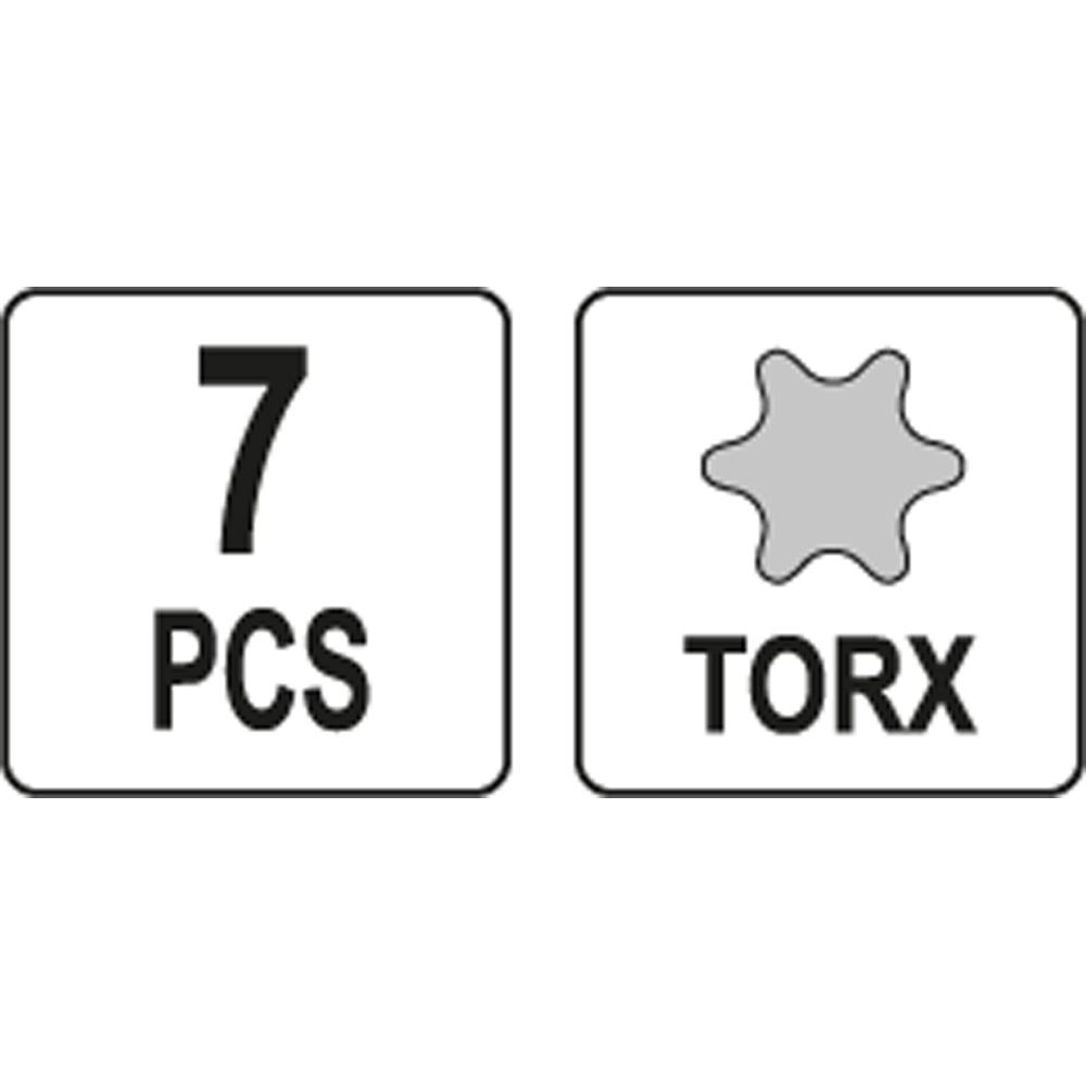 xrisimopolio ΜYTΕΣ TORX ΣΕΤ 7 ΤΜΧ. YT-0410