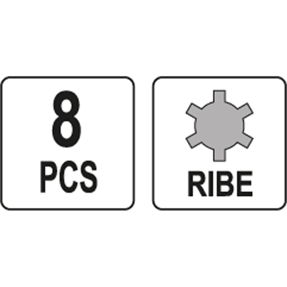 xrisimopolio ΜYTΕΣ RIBE ΣΕΤ 8 ΤΜΧ YT-0418