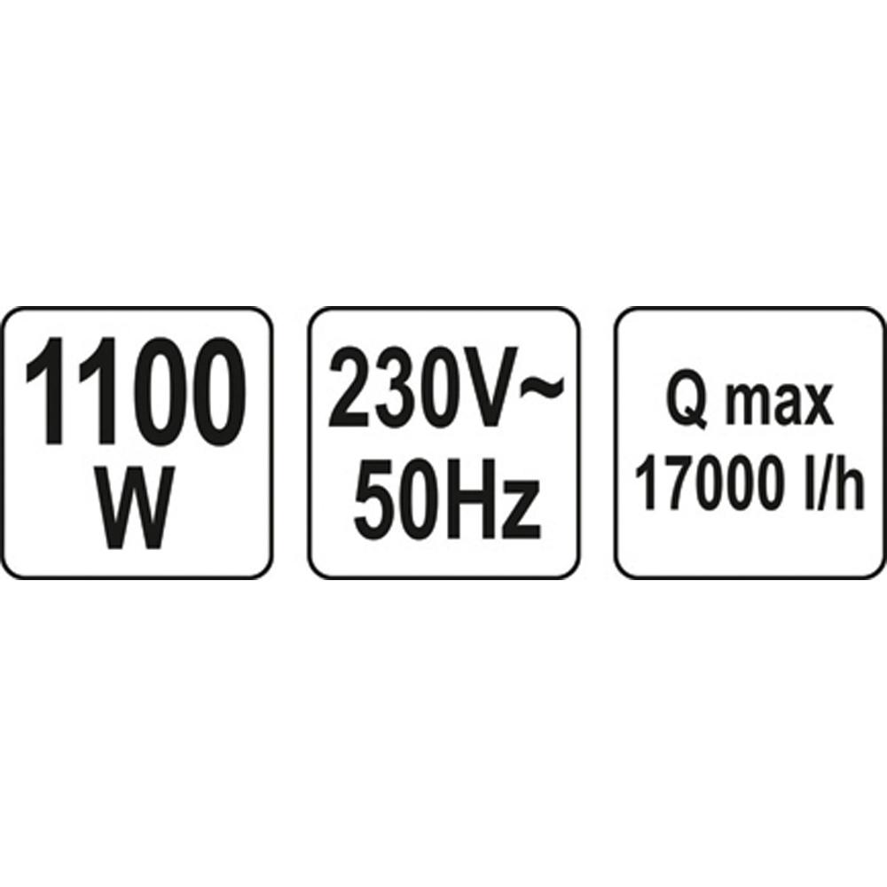 xrisimopolio ΑΝΤΛΙΑ ΑΚΑΘΑΡΤΩΝ ΙΝΟΧ 1100W YT-85343