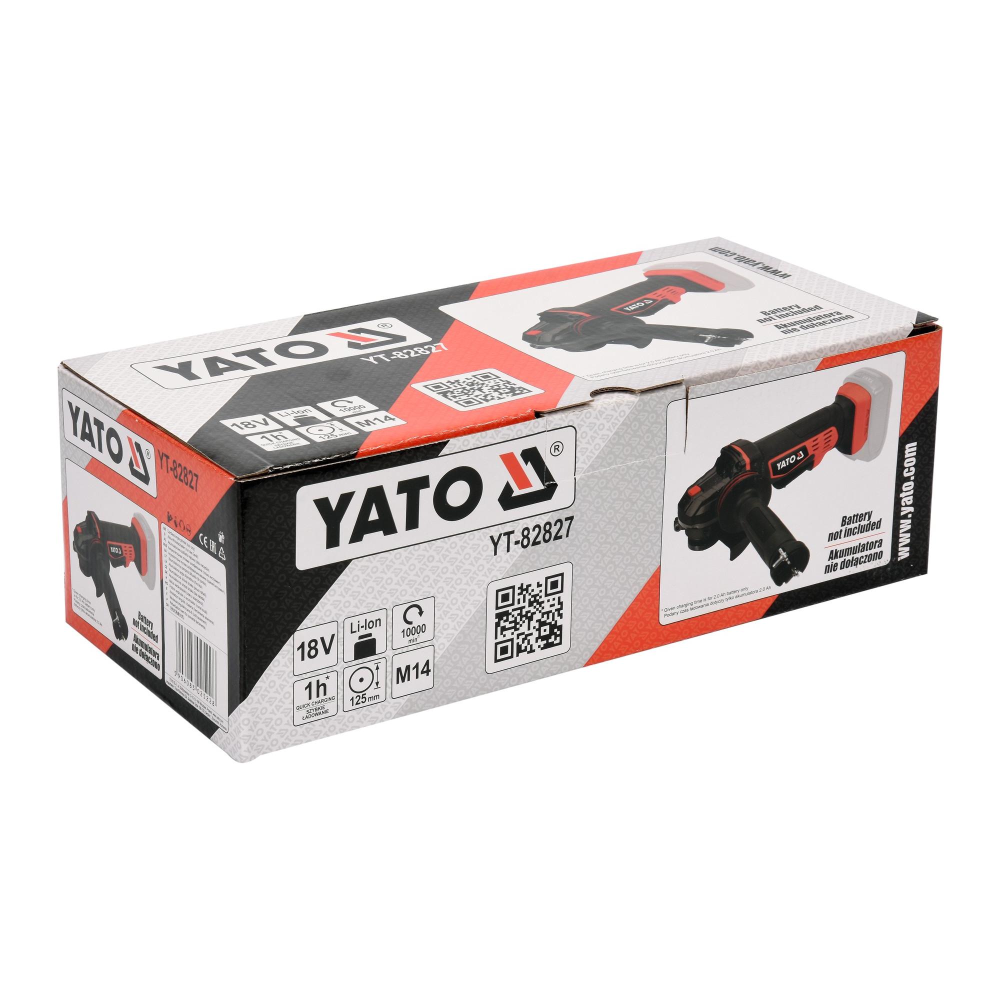 xrisimopolio ΓΩΝΙΑΚΟΣ ΤΡΟΧΟΣ18V 125mm SOLO YT-82827