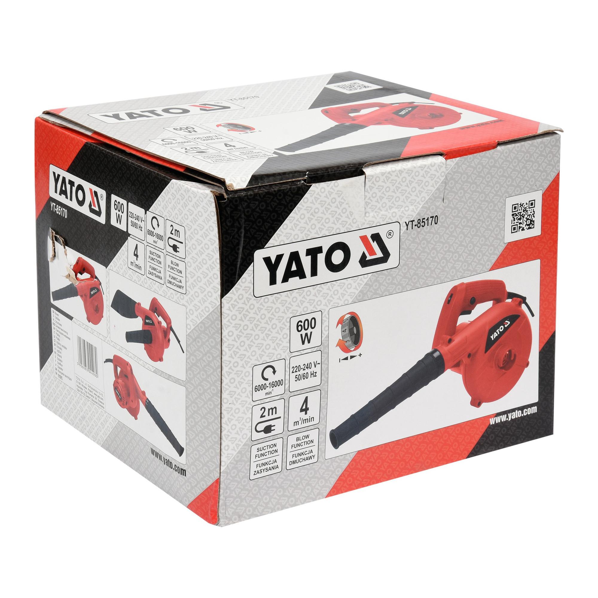 Φυσερό - Αναρροφητήρας Ρυθμιζόμενος 600Wat Yato YT-85170 - Image 6