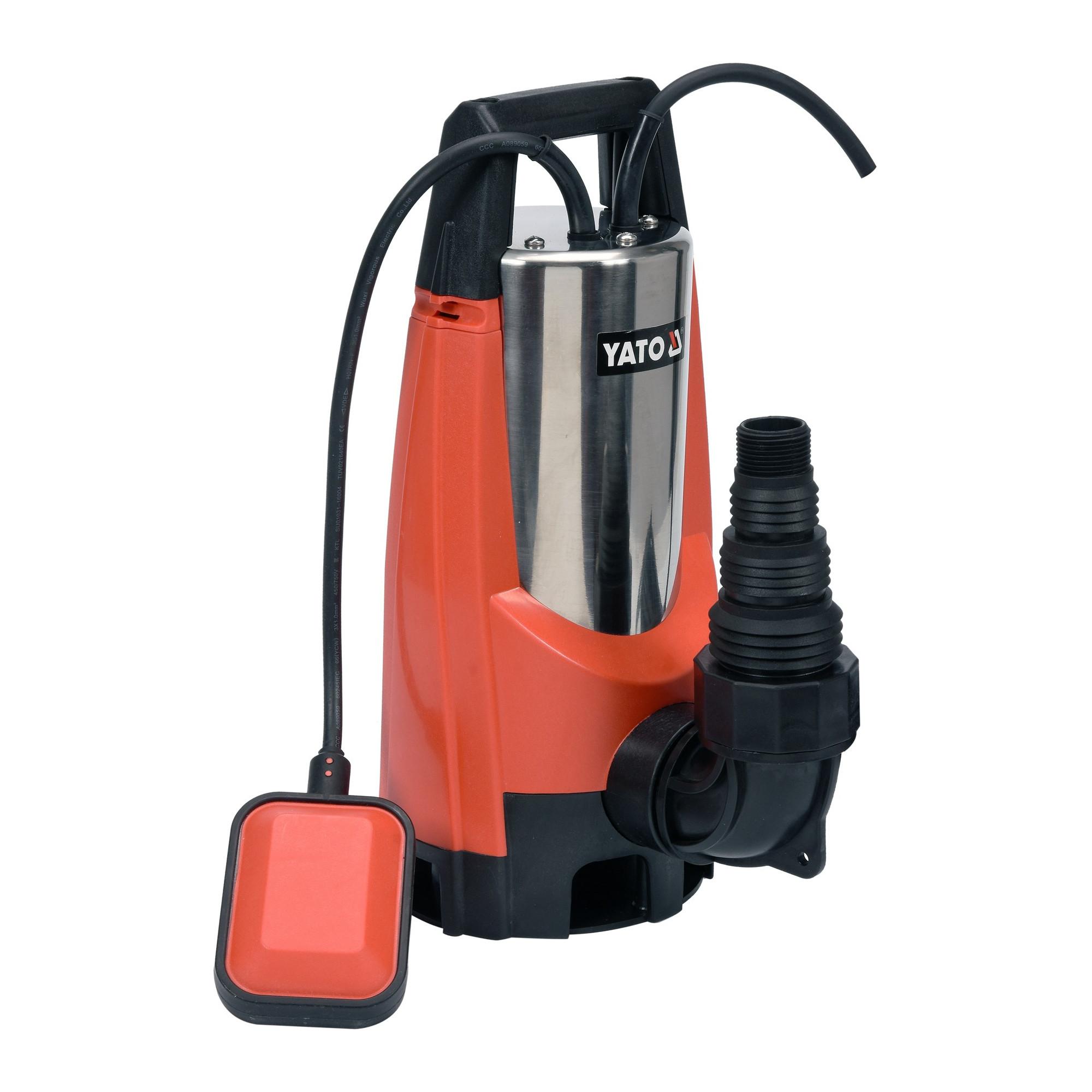 Βυθιζόμενη Αντλία ακαθάρτων υδάτων INOX 1100 Watt - YATO YT-85343 - Image 7