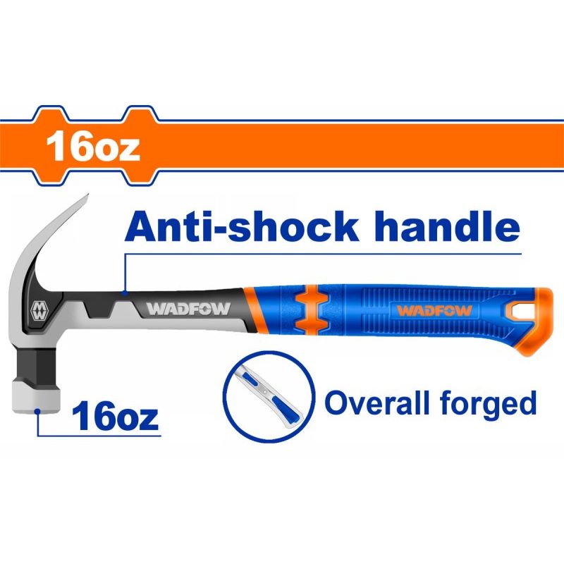 Χρησιμοπωλείο - WADFOW ΣΦΥΡΙ ΠΡΟΚΟΒΓΑΛΤΗΣ Anti-shock 16oz / 450gr (WHM8316)