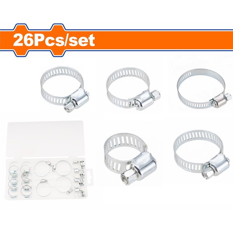 Χρησιμοπωλείο - WADFOW ΣΕΤ ΣΦΙΓΚΤΗΡΕΣ ΛΑΣΤΙΧΟΥ 26ΤΕΜ (WHUAB01)