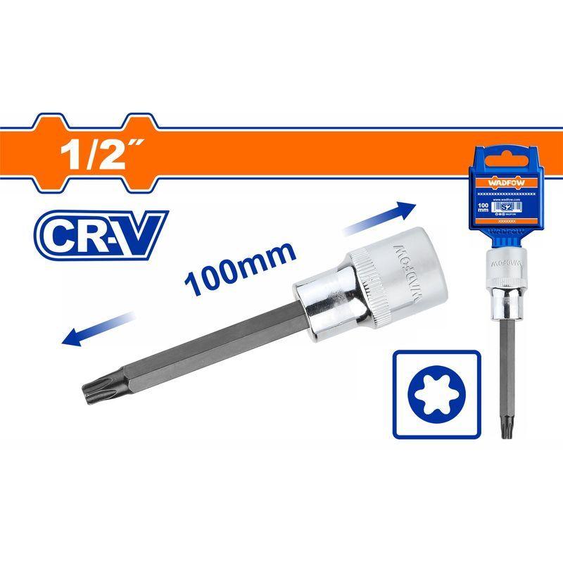 Χρησιμοπωλείο - WADFOW ΚΑΡΥΔΑΚΙ TORX 1/2" T50Χ100mm (WSC5217)