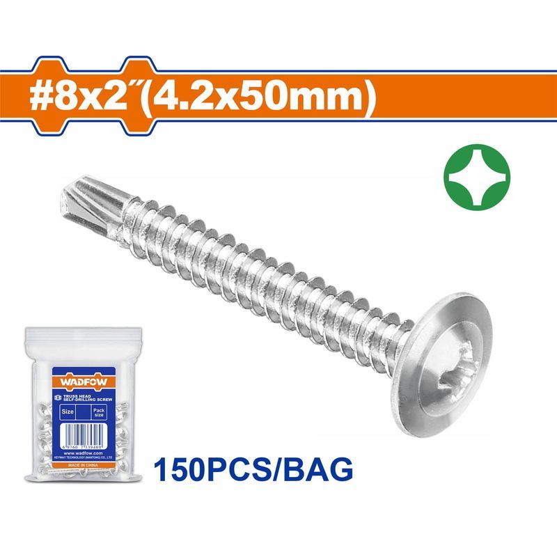 Χρησιμοπωλείο - WADFOW ΛΑΜΑΡΙΝΟΒΙΔΑ ΑΥΤΟΔ/ΤΗ WAFFER 8 Χ 2" / 4.2 Χ 50mm 150TEM (WXS3916)