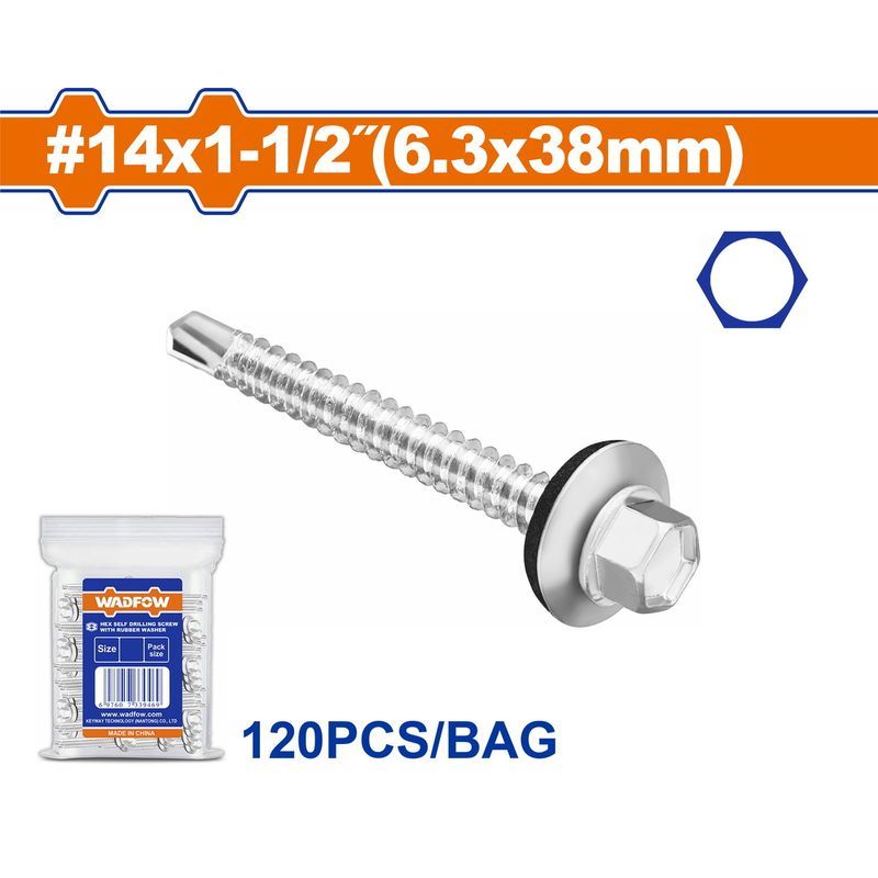 Χρησιμοπωλείο - WADFOW ΛΑΜΑΡΙΝΟΒΙΔΑ ΑΥΤΟΔ/ΤΗ ΕΞΑΓΩΝΗ ΜΕ ΡΟΔΕΛΑ 14 Χ 1-1/2" / 6.3 Χ 38mm 120TEM (WXS4914)