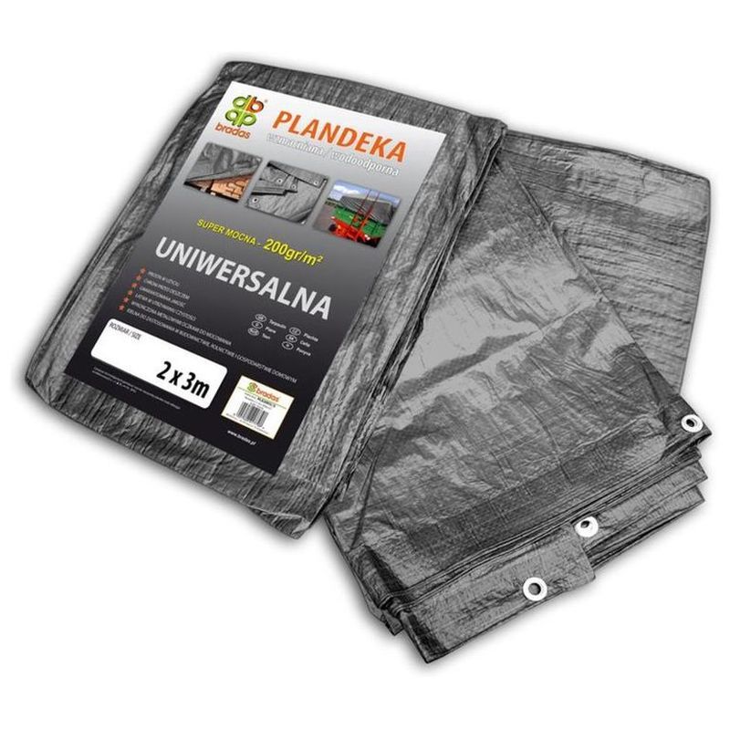 BRADAS ΜΟΥΣΑΜΑΣ ΑΔΙΑΒΡΟΧΟΣ 200gr/m2 4Χ6m (PLG2004/6)