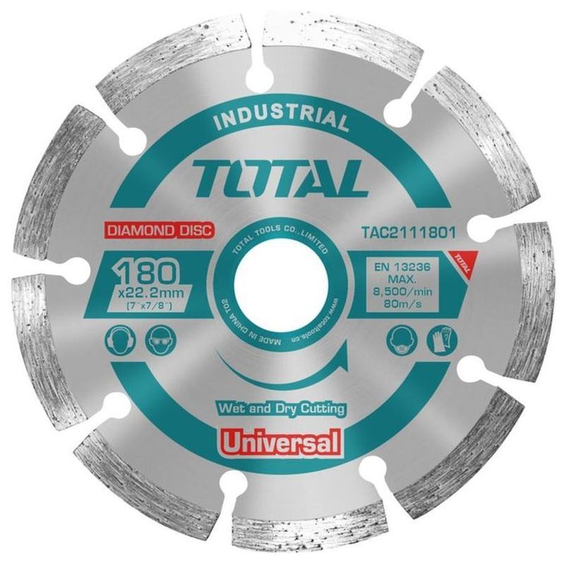 TOTAL ΔΙΑΜΑΝΤΟΔΙΣΚΟΣ UNIVERSAL 180 Χ 22.2mm (TAC2111801)