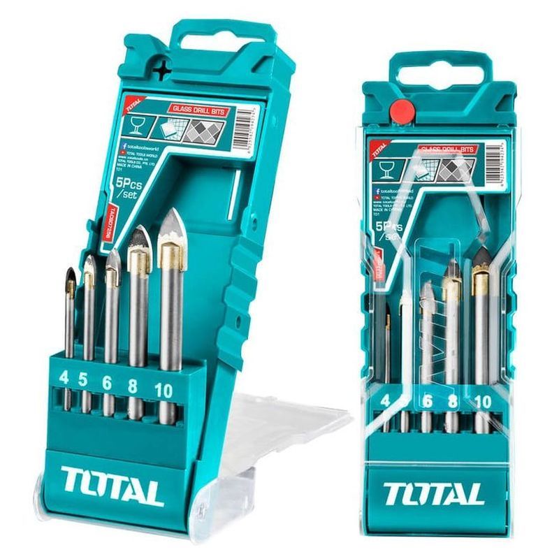 TOTAL ΣΕΤ ΤΡΥΠΑΝΙΑ ΓΥΑΛΙΟΥ 5ΤΕΜ (TACSD7256)